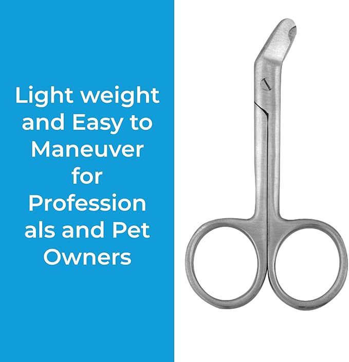 Nail Scissors  Stainless Steel Clippers and Trimmers for Pets | Professional Grooming Tool for Precise and Safe Nail Trimming (3.5" Cat Nail Scissors)