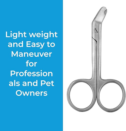 Nail Scissors  Stainless Steel Clippers and Trimmers for Pets | Professional Grooming Tool for Precise and Safe Nail Trimming (3.5" Cat Nail Scissors)