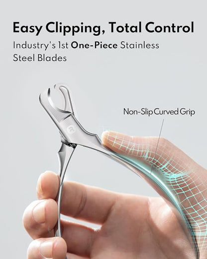 Dog Nail Clippers  Sharp, Durable, All Steel Material, Ergonomic Non-Slip Handle, Safe and Comfortable Trimming, Professional Pet Nail Trimmers for All Dogs Cats