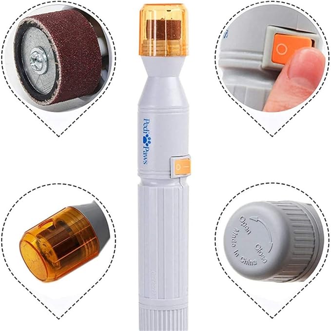 JBUJBU Pet Dog Nail Grinder,Pet Nail Grinder for Dogs and Cats Electric Painless & Quiet