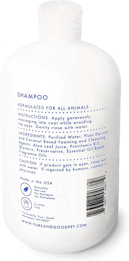 Blue Cypress + Neroli Shampoo and Conditioner Set, Calming Blue Cypress and Neroli Blossoms, Formulated for All Pets, Gentle and Cleansing, Made in The USA, Cruelty Free, 16 fl oz