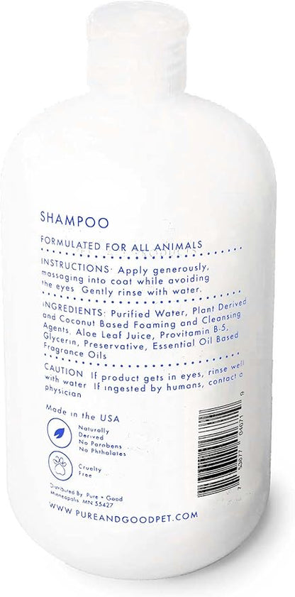 Blue Cypress + Neroli Shampoo and Conditioner Set, Calming Blue Cypress and Neroli Blossoms, Formulated for All Pets, Gentle and Cleansing, Made in The USA, Cruelty Free, 16 fl oz