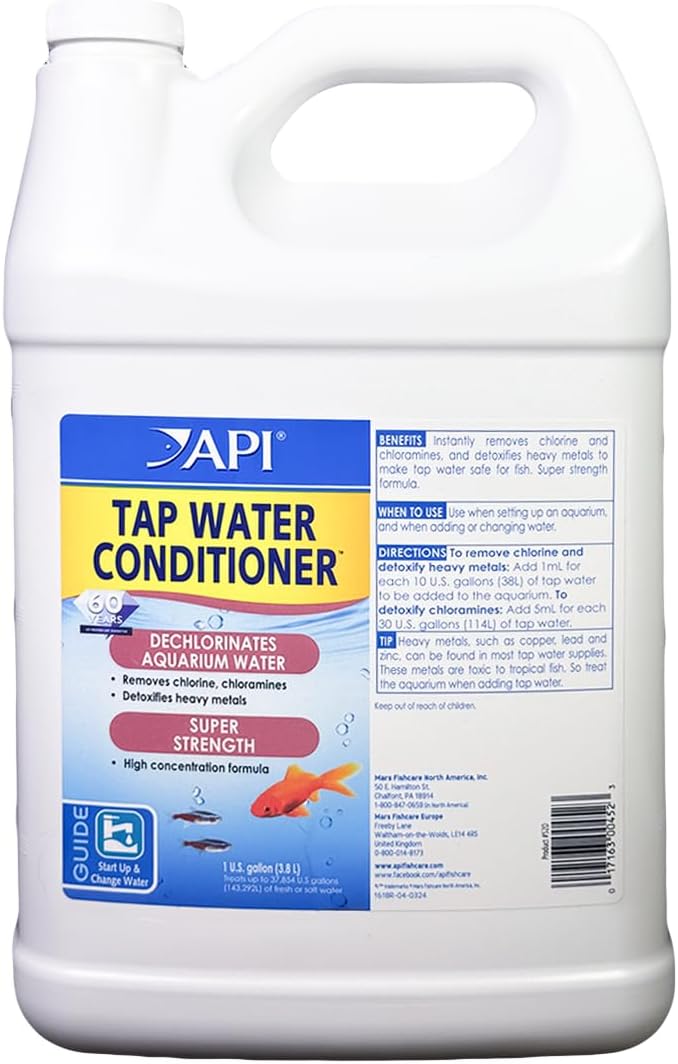 API TAP Water Conditioner Aquarium Water Conditioner 1-Gallon Bottle