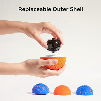 【New Material】Cheerble Smart Interactive Dog Toy, Wicked Ball AIR, Automatic Moving, Bouncing, and Rotating Ball, E-TPU Material, IPX7 Waterproof Rating, Active Rolling Ball for Medium and Large Dogs