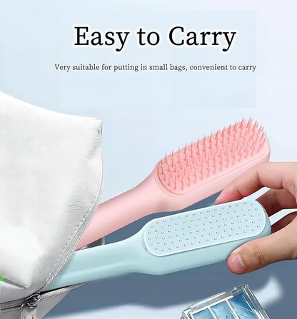 Scalable Small Grooming Dog Brush, Puppy Massaging Hair Brush, for Small Dogs Cats Rabbits of All Hair Types (Blue)