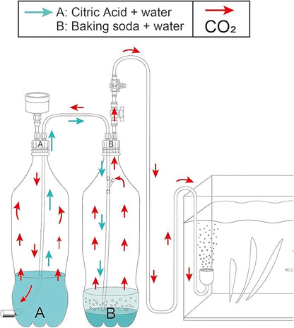 G200 Aquarium DIY CO2 Generator System Kit