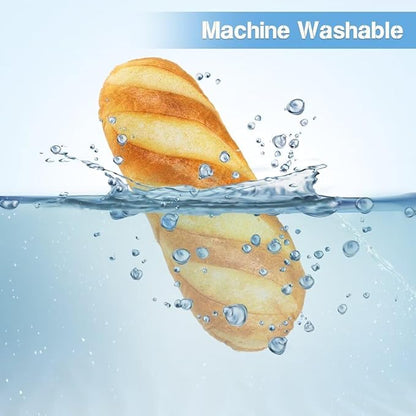 HOMBYS Large Dog Pillow for Large, Medium & Small Dogs, Cute Baguette Designs Dog Claming Pillow for Neck Support, Improve Anxiety Relief-20"x7.5"x4"