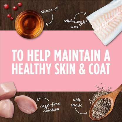 Instinct Raw Boost Mixers Freeze Dried Dog Food Toppers For Dry Food, Grain Free Dog Food Toppers with Chicken For Dogs - Skin and Coat Health, 5.5 oz