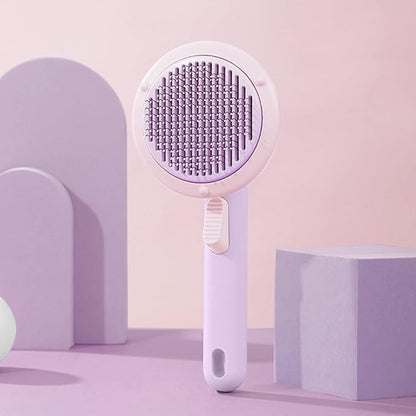 Cat Grooming Brush Pet Comb Hair Removal Dog Cat Hair Removal Comb Massage Self Cleaning Comb Cleaning