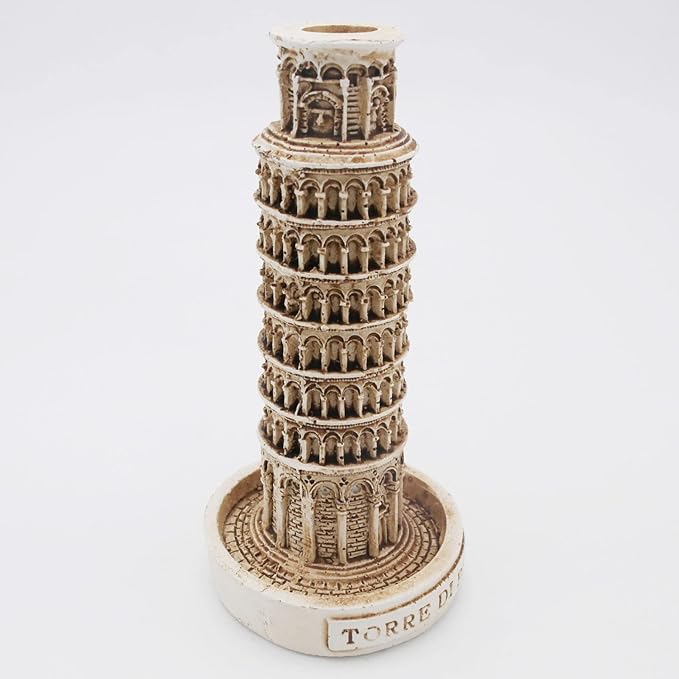 Leaning Tower of Pisa Fish Tank Decorations Reptile Turtle Lizard Spider Tanks Terrarium Building Construction Décor Ornament Pet