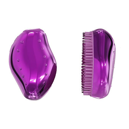 Small Pet Grooming Brush, Soft Dog Brush for Shih Tzu/Yorkie/Maltipoo/Maltese, Puppy Brush, Massaging Hair Brush for Dogs, Cats, Rabbits, All Hair Types (Rose Red)