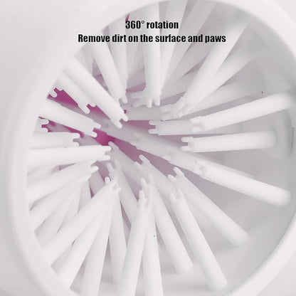 Dog Paw Washer Cup, Protable Safe and Non_rritating Dog Paw Washer Feet Cleaner for Dog for Dogs for Paws(pink)