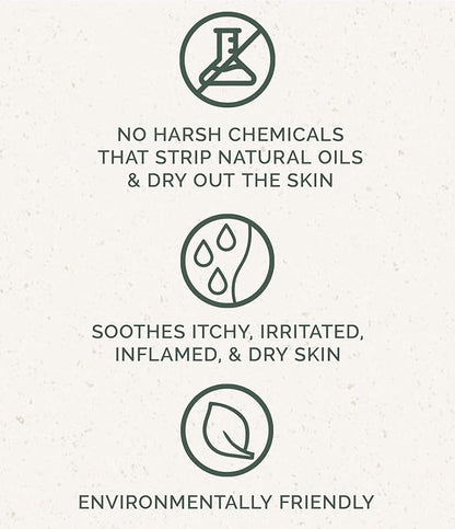 Chagrin Valley Soap & Salve Certified Organic Dog Shampoo and Conditioner – Puppy Shampoo Itchy Skin Relief and Puppy Essentials - Natural Handmade Honey & Oats, 3.8 oz Bar Soap