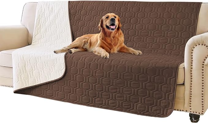 Waterproof and Anti-Slip Dog Bed Cover and Pet Blanket Sofa Pet Bed Mat ï¼_ar Incontinence Mattress Protectors Furniture Couch Cover for Most Cats Dogs, Petsï¼52x82-Chocolateï¼