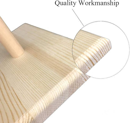 LINSHRY Bird Training Stand, Portable Tabletop Bird Perch Spin Training Perch for Parakeets Conures Lovebirds or Cockatiels