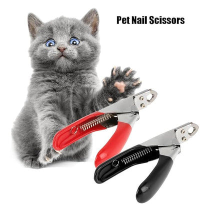 Fdit Pet Dog Nail Clippers Dedicated Nail Scissors Toe Claw Shear Clippers Trimmer Cutter for Small Animals (Black)