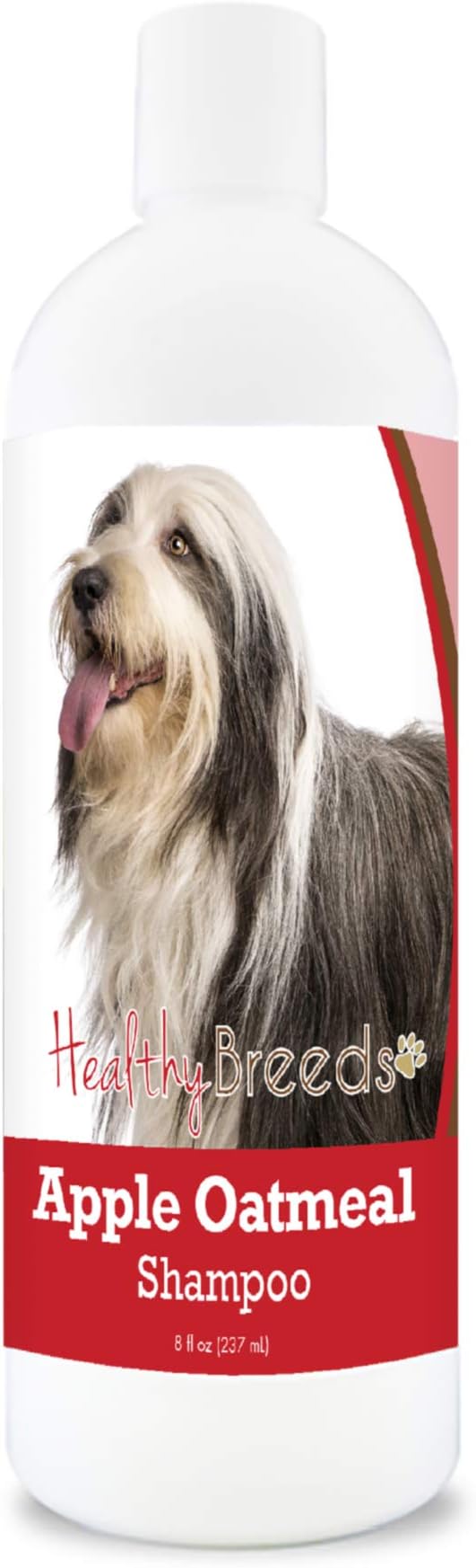 Healthy Breeds Bearded Collie Apple Oatmeal Dog Shampoo - All Natural, Tearless & Hypoallergenic Cleanser & Conditioner - Best for Dry, Itchy or Irritated Skin - 8 oz