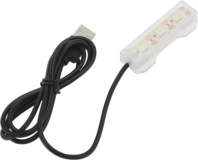Mini Aquarium Lamp, USB Aquarium Light, LED Desktop Fish Tank Light, Small Decoration Aquarium Light, Aquarium Accessories, White Light