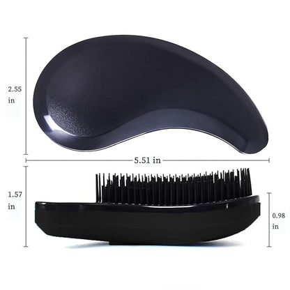 Small Dog Brush- Grooming Tool for Teddy, Yorkies, Maltese, Shih Tzu, Chihuahua - Puppy Hair Brush (Black)