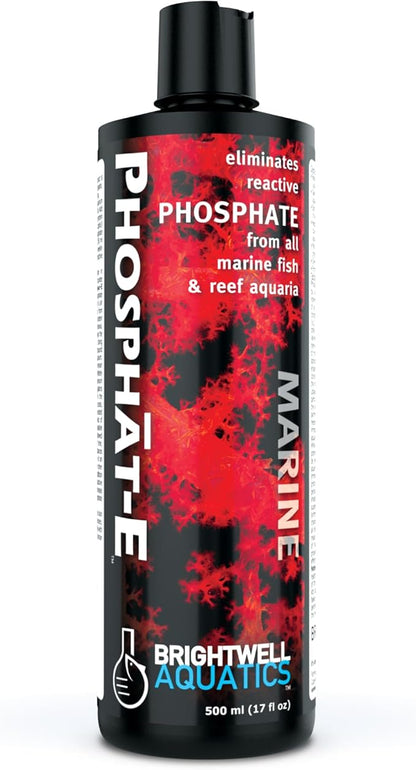 Brightwell Aquatics Phosphat-E Liquid Phosphate Remover for Marine Fish and Reef Aquariums - Aquarium Water Treatments, 16.9 fl oz