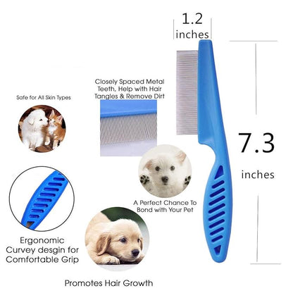 Set of 3 Tear Stain Remover Combs Dogs,Cat Comb
