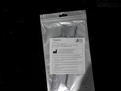 Metal Dog Comb Pet Steel Dematting Comb, Metal Cat Comb Detangler Flea Comb Doodle Brush for Removing Tangles and Knots, Professional Grooming Matting Tool for Long Haired Dogs, Cat and Other Pets