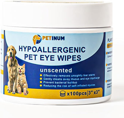 Hypoallergenic Pet Eye Wipes