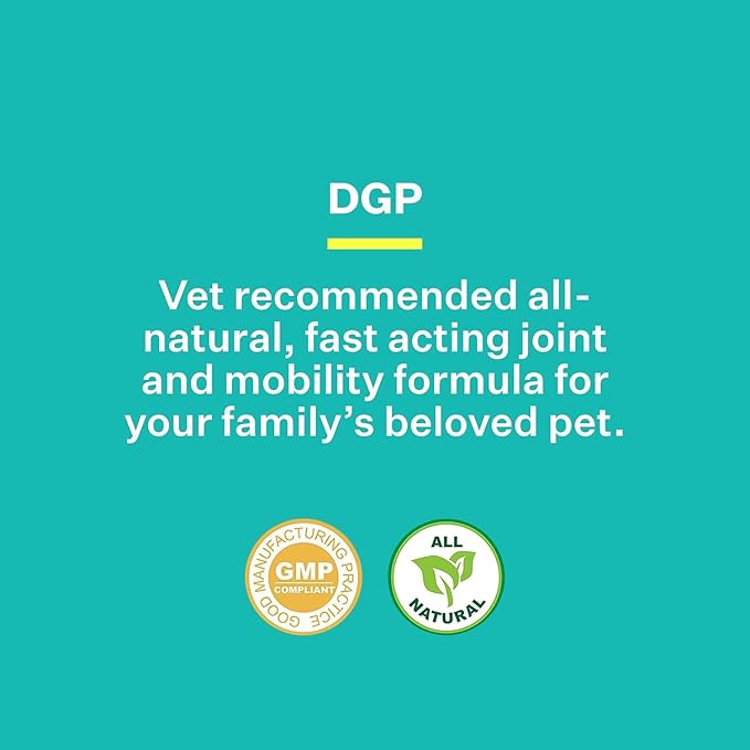 American BioSciences DGP, All-Natural Joint Supplement for Dogs - Joint Support with Turmeric, Boswellia Extract & More - Quick Effect for Pet Mobility Support - 180 Chewable Tablets (Pack of 3)