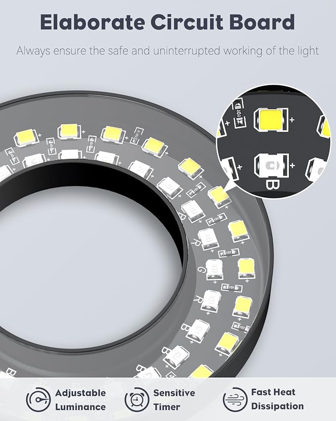 Pawfly 6 W LED Aquarium Light for 1 to 5 Gallon Fish Tanks Clip On Fish Tank Light USB Moving Aquarium Lamp with Full Spectrum Dimmable White Blue Red Green Lights with Timer (Adapter Not Included)