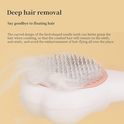 3PCS Cat Brush with Release Button,Dog Brush,Cat Brush Dog Brush for Shedding Grooming, Cat Brushes for Indoor Cats, Dog Grooming Brush Pet Brush for Semi-Short to Semi-Long Hair