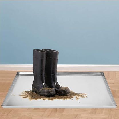 35x21.63x1 Replacement Tray for Dog Crate, Stainless Steel, Chew-Proof and Crack-Proof Dog Kennel Tray Replacement