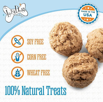 The Lazy Dog Cookie Co. Leftover Turkey Sandwich, Turkey & Sweet Potato Soft-Baked Natural Dog Treats - Wheat-Free & Soy Free - Limited Edition - Made in The USA - 5 oz