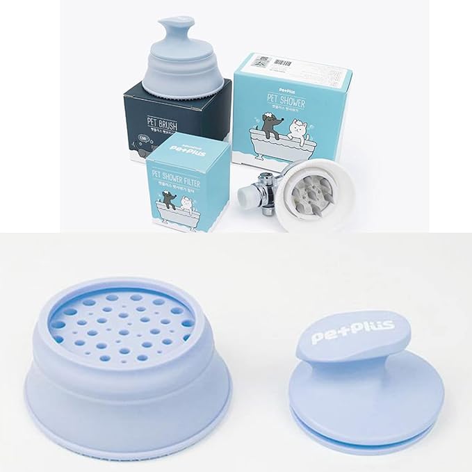 Cat Dog Brush | Pet Grooming | Cat Dog Shampoo Brush | Self Cleaning, Deshedding Brush, Only Remove Loose Fur While Massaging | Anxiety Calming Korean Made