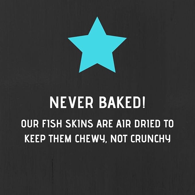 TickledPet Dog Training Treats - Icelandic Wild Caught Cod - Dehydrated Dog Treats, Fresh Fish Icelandic Dog Treats Single Ingredient Grain Free Chews Omega-3s 6 oz, Fresh Fish Cod Skin Dog Treats