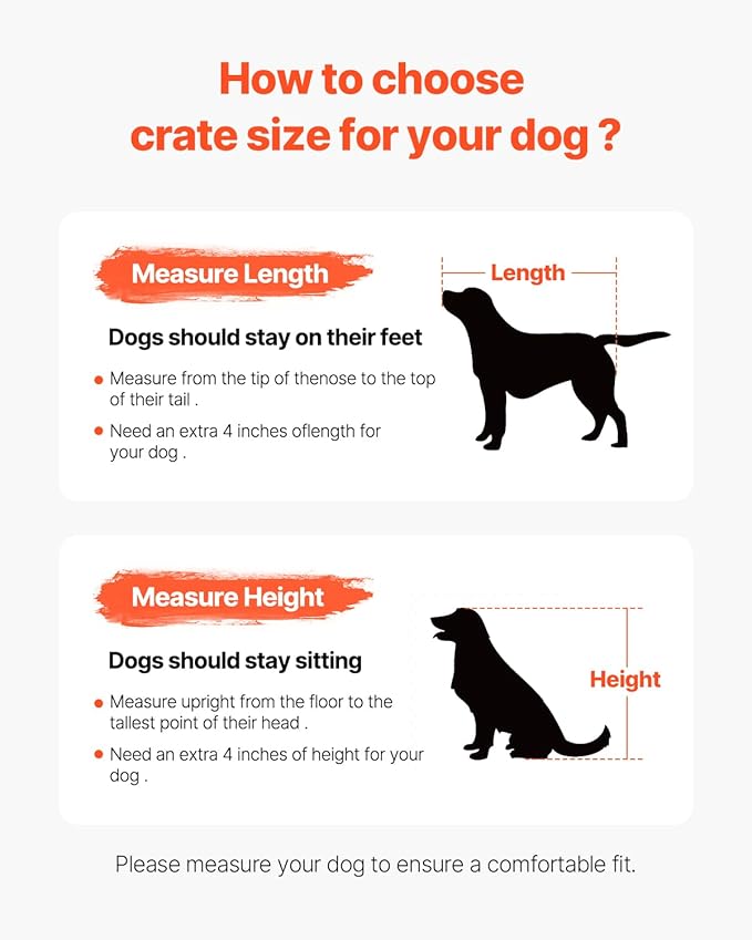 VEVOR 33" Dog Crate Furniture, Dog Kennel Furniture with Double Doors, 2-in-1 Decorative Wooden Dog Crate with Removable Tray, Dog Crate End Table Hold up to 45 lbs for Small, Medium Dogs Brown