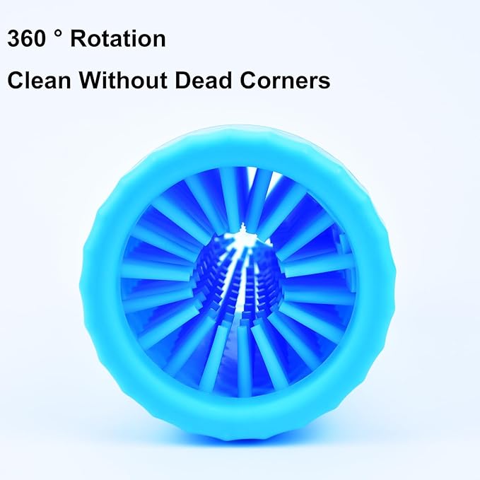 Dog Paw Cleaner for Medium and Large Breeds - Foot Washer Cup, Fast Clean Pet Essentials, Gift for Dog Owners