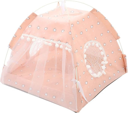 POPETPOP Kennel House Cat Tent Dog Sleeping Tent Interior Decor Outdoor Bed for Dogs Dog Kennels Indoor Outdoor Dog House Puppy Bed Portable Tent Cat Cave Beds Pet Household Supplies Cloth