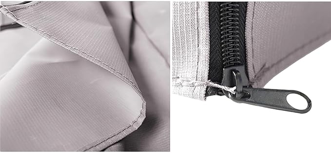 Dog Crate Cover Waterpoof Grey Pet Kennel Covers for Puppy Cat Indoor Outdoor Fit for 1 Door Wire Crate, 43.31x28.74x37.40 Inch