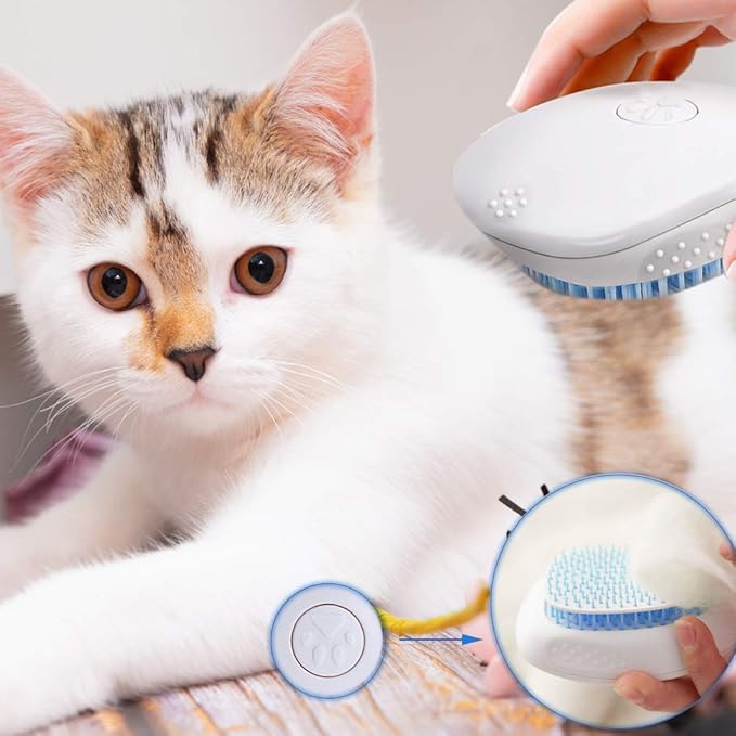 IHUIXINHE Dog Brush and Cat Brush, Pet Self Cleaning Slicker Brush & Stainless Steel Pet Comb, for Long and Short Haired Dog, Cat and Other Pets (2 Pack)