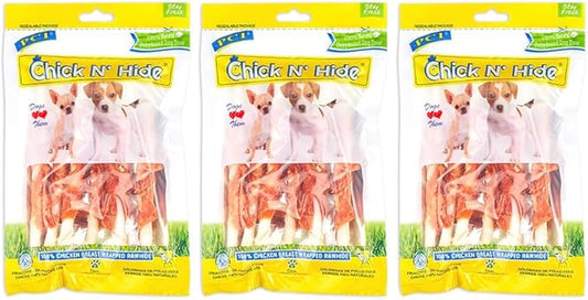 PCI Pet Center Inc Chick N Hide Dog Treats - Pack of 3