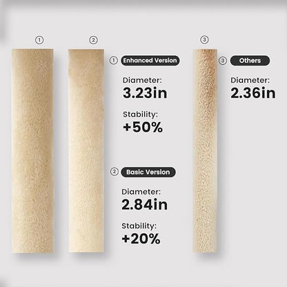 Gardner Pet 65in Heavy Duty Cat Tree Tower for Large Cats, Multi-Level Cat Furniture with Replaceable Sisal Scratching Post, Hammock | Extra-Large Platform & Condo (Beige)