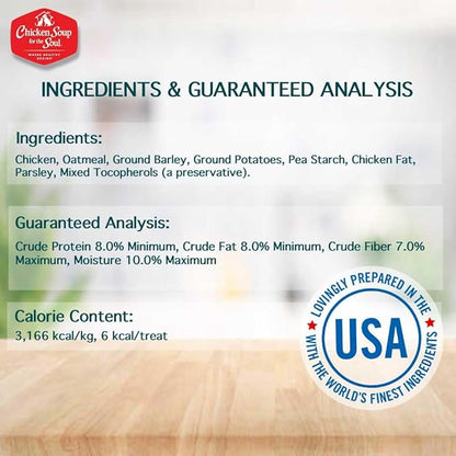 Chicken Soup For The Soul Pet Food Crunchy Bites Dog Treats, Chicken, 12 Ounce Bag | Soy, Corn & Wheat Free, No Artificial Flavors or Preservatives