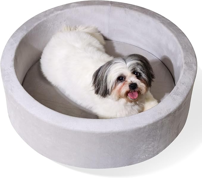 Dog Beds, 27 Inch Round Foam Pet Bedsï¼_uitable for Small Dog & Cat to Sleep in and Play in The Ball Pitï¼_ray - Ideal for Puppies and Kittensï¼_alls NOT Includedï¼...