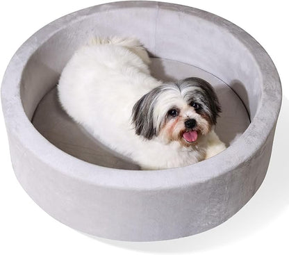 Dog Beds, 27 Inch Round Foam Pet Bedsï¼_uitable for Small Dog & Cat to Sleep in and Play in The Ball Pitï¼_ray - Ideal for Puppies and Kittensï¼_alls NOT Includedï¼...