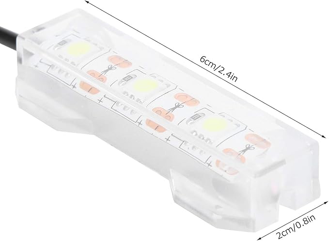 Ejoyous Aquarium LED Light, Fish LED Lamp Small Aquarium Water Plant Light Decorative Lighting for Submersible Underwater Fish Aquarium Landscape Decoration Accessories