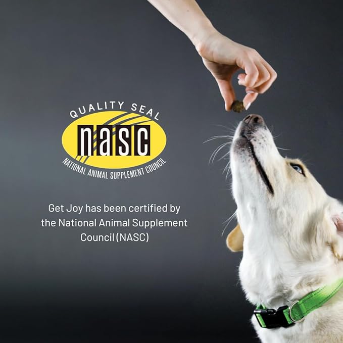 Get Joy Joint+ Hip & Joint Care Dog Supplement Chews, 90 Soft Chews, Chicken Flavor, Supports Joint & Mobility Health, with Green Lipped Mussels, PhD Animal Nutritionist Formulated, Produced in USA