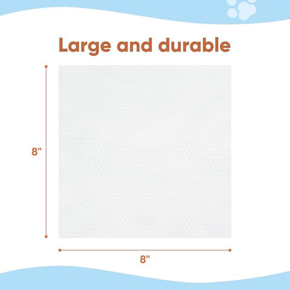 Unscented Pet Wipes (400pcs) - Hypoallergenic, Alcohol-Free & Soothing for Sensitive Skin - Head-to-Tail Cleaning for Dogs & Cats - Safe for Face, Coat, Paws & Butt