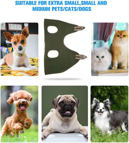 10 in 1 Pet Grooming Hammock Harness with Nail Clippers/Trimmer, Nail File, Comb,Dog Nail Hammock, Dog Grooming Sling for Nail Trimming/Clipping