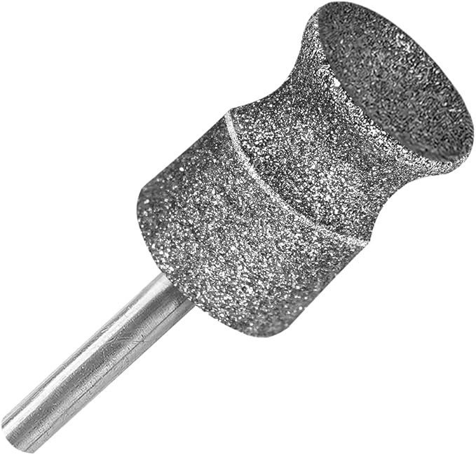 Diamond Dremel Dog Nail Grinder Bits for Rotary Tool-1/8'' Dremel Dog Nail Grinder Attachment-Pet Bit Work for Animals Nail Care (XX Large Q)