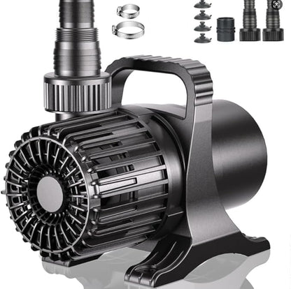 WaterRebirth (1700GPH-120W,UL listed) Large Fountain Submersible Water Pond Sump Pump Aquarium Electric Waterfall Pump Outdoor PS-1700